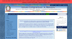 Desktop Screenshot of icmanzonicormano.gov.it